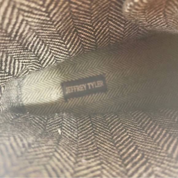 Jeffrey Tyler Black Leather Wingtip
Brogue Boots Men's 10.5 Dress Combat
Style - Picture 11 of 12